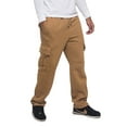 thumbnail image 2 of Victorious Men's Heavyweight Fleece Relaxed Lounge Cargo Sweatpants - Wheat - Large, 2 of 6