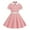 A01-Pink, variant on CAICJ98 Dresses for Girls 50s Dress Rockabilly Swing Dresses for Toddler Girls Vintage Dresses Audrey 50's Retro Dress with Belt Beige,7-8 Years