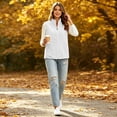 thumbnail image 6 of Enjoytime Fleece Vest for Women Stand Collar Sleeveless Zip Up Gilet Plus Size Lightweight Casual Warm Jacket with Pockets, 6 of 7