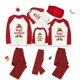 thumbnail image 3 of Pijama familiar a juego de Navidad, Conjunto de pijama gris de elfo, Feliz Navidad, diseño exclusivo, 3 of 4