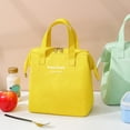 thumbnail image 4 of Walbest Large Lunch Bag Tote Bag Macaron Pack, Heat Insulation Oxford Cloth External Pocket Waterproof Lunch Pouch - Idea for Beach, Picnics, Road Trip, Meal Prep, Everyday Lunch to Work or School, 4 of 7