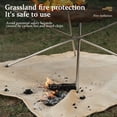 thumbnail image 4 of Fire Pit Mat - Camping BBQ Temperature Resistant Rugs Accessories for Outside Indoor Lawn Protection - 100*100, 4 of 6