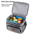 thumbnail image 2 of 15L Picnic Bag Insulated Lunch Box Soft Cooler Cooling Tote for Adult Men Women Lunch Bag Office Outdoor Camping Picnic Beach-01, 2 of 7