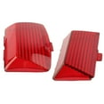 thumbnail image 2 of 2Pcs light type lens Cover Tips Mud Guard Fits for Fxdc Glide , Red, 2 of 4