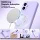 thumbnail image 2 of Funda de Silicona Premium, compatible con MagSafe, a Prueba de Golpes, para iPhone 17 6.3", Morado Claro, 2 of 7