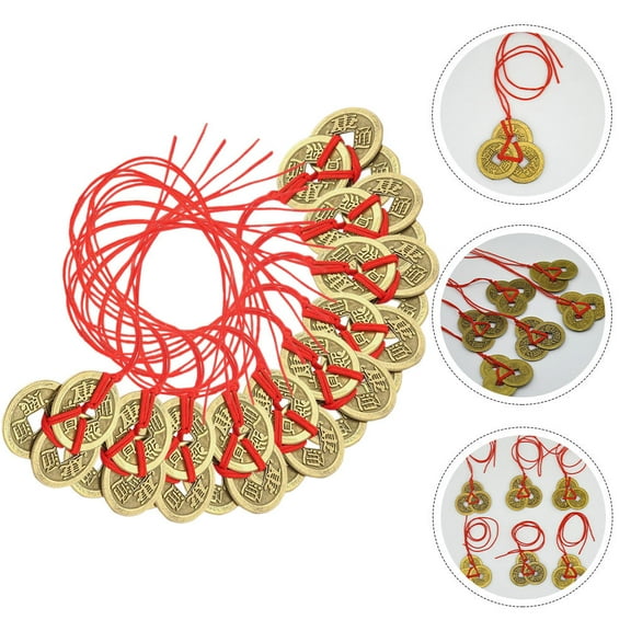 MLINS  10 Sets Lucky Charms Feng Shui Coins Decoration Decorations