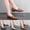 Beige, variant on Gspmoly Wedge Sandals, Women's Fashion Shoes Spring New Embroidery Hollow Breathable Flat Sandals Summer Sandals Black 38