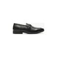 thumbnail image 3 of Stacy Adams Feronte Moc Toe Bit Slip On Croco Print Leather Black 25623-001, 3 of 8