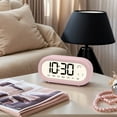 thumbnail image 2 of Unique Bargains Loud Alarm Clock Three Alarms Pink 5.9"L x 1.77"W x 2.75"H, 2 of 6
