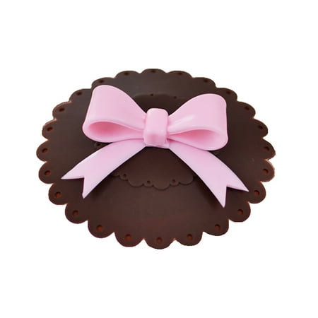 

Silicone Cup Lids Creative Diamond Mug Cover Food Grade Reusable Tea Coffee Cup Lid Anti-dust Airtight Seal Universal Silicone Drink Cup Lids 10.5cm Bowknot Ceramic Glass Cup Lid