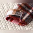 thumbnail image 5 of Men & Boy Button Down Shirt Kid Shirt Toddler Plaid flannel Shirt Boys Western Shirts Long Sleeve Shirt Red 120, 5 of 7