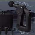 thumbnail image 2 of BAOIWEL Vibromassage devices,Quiet Deep Tissue Therapy Massage Gun - Bluetooth Enabled, Electric Percussion Massage Gun & Personal Massager for Pain Relief in Neck, Back, Leg, Shoulder and Body (Blac, 2 of 6
