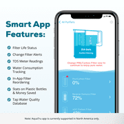 AquaTru Classic Smart Countertop Water Purifier for Forever PFOA, PFOS & Other Contaminants with App | No Plumbing or Installation Required | BPA Free