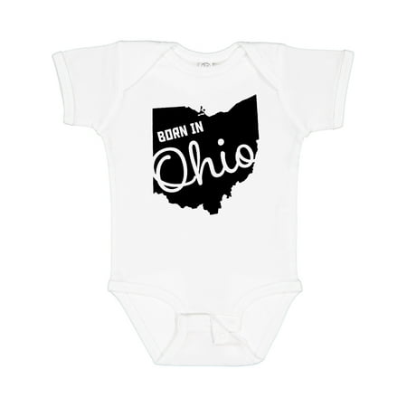 

Inktastic Born in Ohio Gift Baby Boy or Baby Girl Bodysuit
