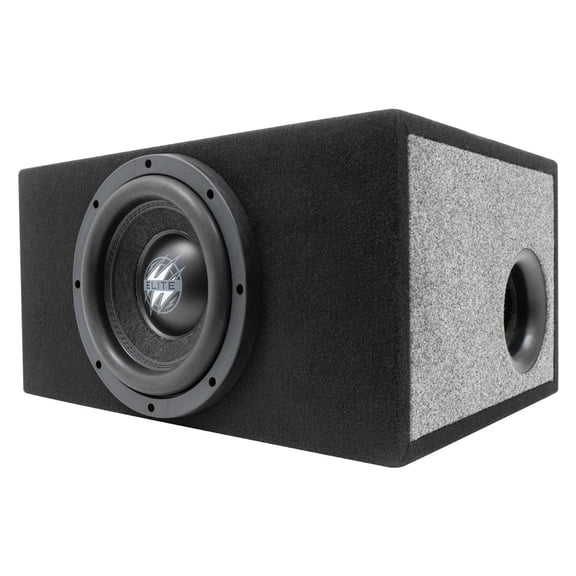 Hifonics HEW10D4-500P 10 in. 500W Powered Subwoofer System, Black
