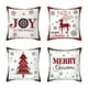 thumbnail image 2 of 4 piezas Funda de almohada navideña Funda de cojín Fundas de almohada con tema navideño para el hogar y la oficina (45 × 45 cm / 18 × 18 pulgadas), 2 of 5