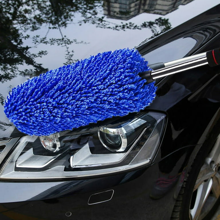 Lmueinov Car Duster Exterior Scratch Free Extra Large Premium Microfiber Extendable Handle New Car Accessories and Cleaning Supplies for Truck