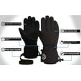 thumbnail image 2 of COOPLUS Winter Ski Gloves Warm Breathable Waterproof Gloves Five Finger Touch Screen Gloves for Men and Women, 2 of 7