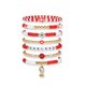thumbnail image 1 of Set de pulseras Poasrelax Inglaterra Soccer de 7 piezas con dijes, 1 of 5