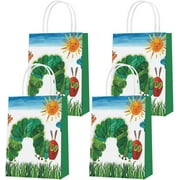 KGNZUIZIU 16 Pack PriNst The Very Hungry Caterpillar Party Gift Bags, Themed Party Gift Bags, Perfect for Birthday Occasion
