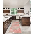 thumbnail image 4 of Linon Home Décor Washable Haylee Area Rug or Runner Collection, Ivory and Coral, 2' x 8', 4 of 8
