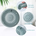 thumbnail image 2 of Guardoinrt 2pieces Easy To Clean Hair Stopper With Four Suction Cups For Stable Fixation Blue+Green 1Set, 2 of 6