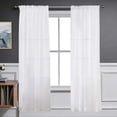 thumbnail image 5 of EGNMCR Home Decor, Room Decor, Wall Decor Set Of Two Light-Filtering Curtains For The Living Room And Bedroom Concise Sheer Curtains With Rod-Mounted Designs Polyester Curtain Set, 5 of 5