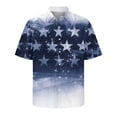 thumbnail image 5 of Nuevas camisas para hombre con bandera estadounidense en 3D, camisas casuales estampadas de manga corta para mujer, camisas hawaianas con botones, ropa de playa, 5 of 5