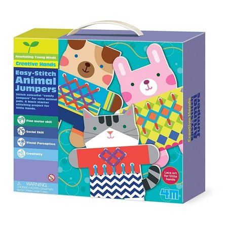 Stitch Detail Jumper - 4M Easy Stitch Animal Jumpers Kit