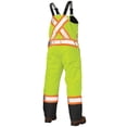 thumbnail image 3 of Tough Duck 4X Hi-Vis Insulated Bibs, Florescent Green S79831, 3 of 6