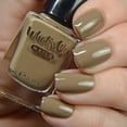thumbnail image 5 of Whats Up Nails - Clay Nail Polish Khaki Brown Creme Lacquer Varnish Made in USA 21 Free Vegan Clean, 5 of 10