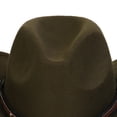 thumbnail image 7 of Boys Bucket Hat 3-18 Years Childrens Woolen Hat With Upturned Cowboy Hat Head Accessory Solid Color Top Hat Wide Brimmed Hat Summer Cap, 7 of 7