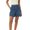 blue, variant on Women High Waist Denim Shorts, Casual Wide Leg Cargo Jean Shorts with Patch Pockets