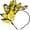 Yellow_002, variant on XASZHN Fairy Tale Wedding Flower Headband Bridal Forest Fairy Hairband Blue_003 One Size