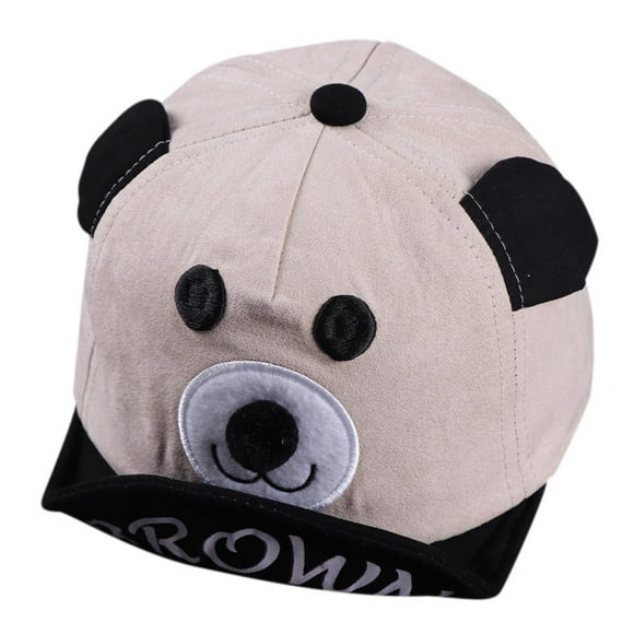 Cute Cartoon Bear Boys Girls Baby Kids Children Adjustable Baseball Cap Sun Hat Cap