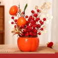 thumbnail image 4 of New Year Decoration Desk Flower Red Berry For Wedding Spring Festival Home Decor, 4 of 11