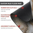 thumbnail image 2 of Diatomaceous Earth Bath Mat,Gray Gold Agate Marble Non-Slip Volume Super Absorbent Fast Drying Eco-Friendly Easy to Clean for Bathroom Kitchen Door mat 17×27.5Inch (43 * 70cm), 2 of 6