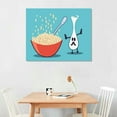 thumbnail image 2 of Nawypu Cereal Killer Canvas Poster Wall Art Decor Print Picture Paintings for Living Room Bedroom Decoration Frame, 2 of 4