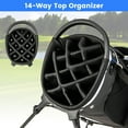 thumbnail image 5 of Barara King Golf Carry Bag,Golf Stand Bag,Lightweight Golf Stand Bag with 14 Way Top Dividers and 6 Pockets-Blue, 5 of 8