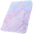 thumbnail image 1 of HLONK Fluffy Notebook Pink  Gradient Stars 1Pack 8.25x6.13in, 1 of 8