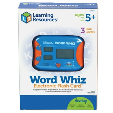Learning Resources Word Whiz Electronic Flash Card Reading Game Ages 5 and up