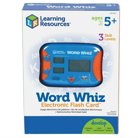 UPC 765023869644 product image for Learning Resources Word Whiz Electronic Flash Card  Word Building Games  for Kid | upcitemdb.com