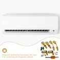 thumbnail image 2 of 1 Set Mini Split Adapter Kit Air Conditioning Refrigeration System Conversion Adapter Core Remover Tool Set R410 Adapter Kit For Hvac Mini Split Systems, 2 of 5