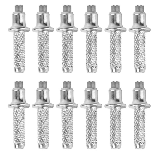 CIMAXIC 12 Pcs Embout de Tige en Alpenstock Bâton Pointes de Perche Accessoire pour Randonnée Randonnée,1.22"X0.31"X0.2"