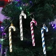 thumbnail image 4 of 6Pcs/1 Box Plastic Canes Pendant Vibrant Color Christmas Canes With Hanging Rope for Xmas Tree, 4 of 8