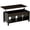 Espresso, variant on HOMCOM Lift Top Coffee Table with Hidden Compartment and 3 Storage Shelves