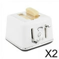 thumbnail image 1 of 2x Tostadora en miniatura hecha , moderna, bricolaje, aleación de plástico, mini , casa de , muebles para jugar, casa, accesorios,, 1 of 5