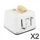 thumbnail image 1 of 2x Tostadora en miniatura: plástico , moderno, bricolaje, mini muebles de hechos , mini para accesorios, reemplazo, 1 of 5