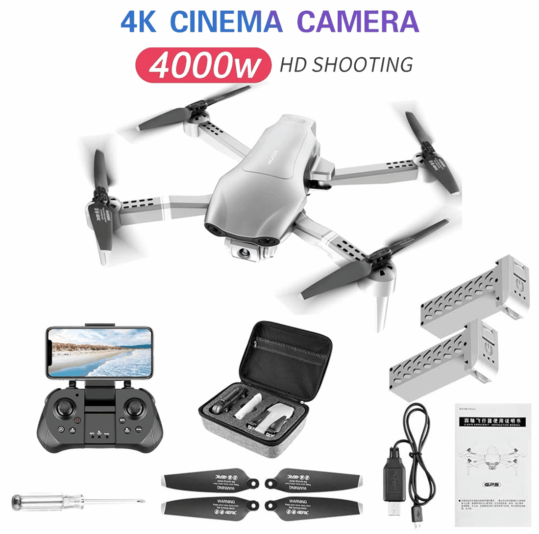 4DRC F3 GPS Drone with FPV 4K Camera Live Video,Foldable Drone for