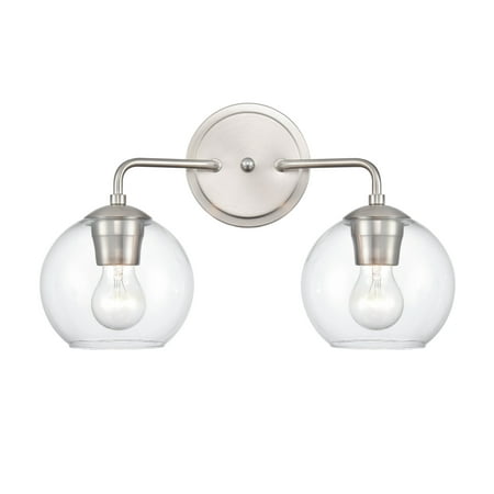 

Millennium Lighting 9752 2 Light 16 Wide Bathroom Vanity Light - Nickel